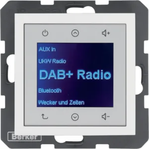 Radio Touch DAB+, Bluetooth biały połysk