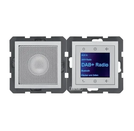 Radio Touch Berker Con LS DAB+ S.1/B.x - 29808989, Materiale Elettrico Durevole