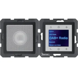 Radio Touch DAB+, Bluetooth z głośnikiem antracyt aksamit Q