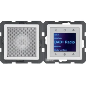 Radio Touch DAB+, Bluetooth z głośnikiem biały aksamit Q