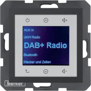 Radio Touch DAB+ antracyt mat B.Kwadrat