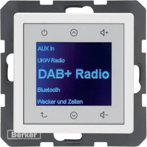 Radio Touch DAB+ biały aksamit Q