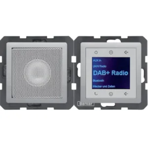 Radio Touch DAB+ z głośnikiem alu aksamit Q